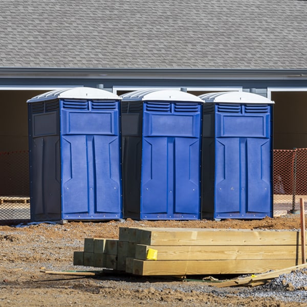 what is the expected delivery and pickup timeframe for the porta potties in Cherryville PA